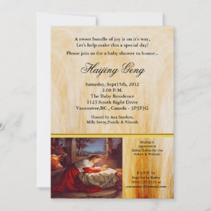 Convite 2 do chá de fraldas de Christain