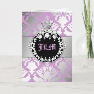 Convite 311 Damask Shimmer Queen Sweet Purple Lilac