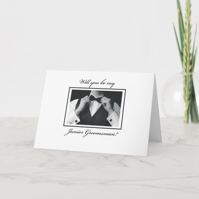 Convite 3330 Você Será Padrinho de casamento Júnior? (Frente)