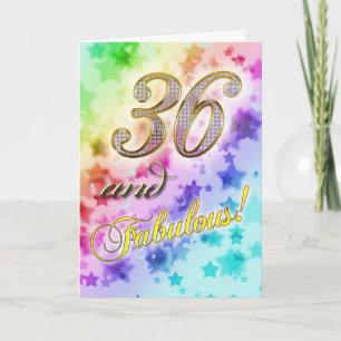 Convite 36th Birthday party Invitation