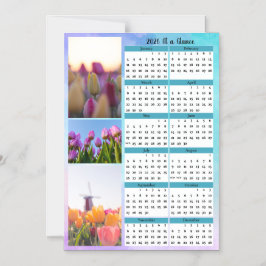 Convite 3 Calendário de Tulipas Imagem Geral