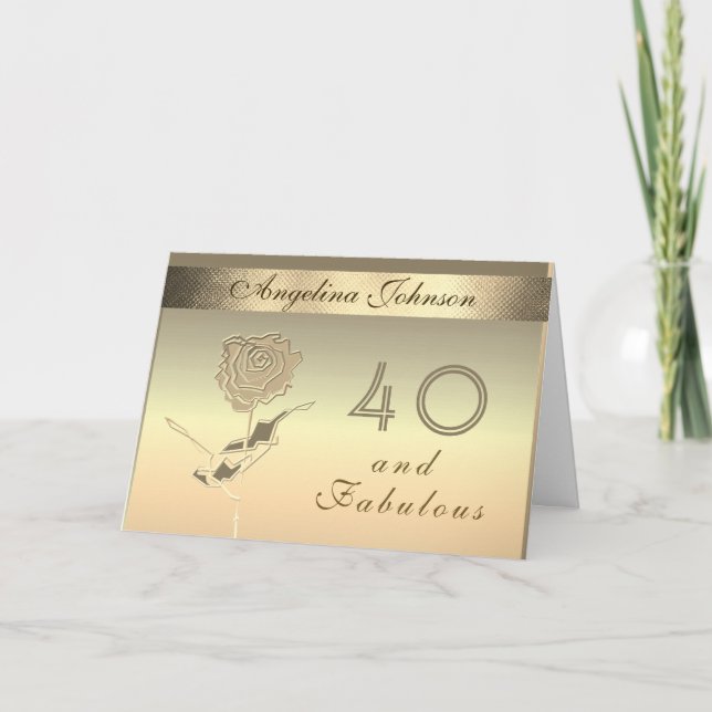 Convite 40 e Fabuloso Ouro (Frente)