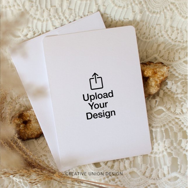 Convite 5 x 7, Canto Arredondado Personalizado (Criador carregado)