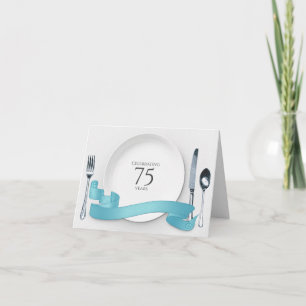 Convite 75th wedding anniversary dinner invite