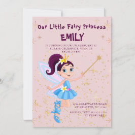 Convite à Aniversário da Princesa Leiteira Rosa