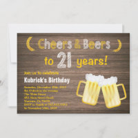 Convite à aniversário de 21 anos de Cervejas e Che