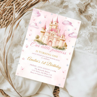 Convite à Aniversário do Castelo da Princesa Magia
