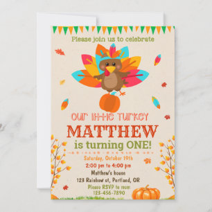 Convite à apresentação de aniversário Turquia