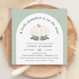 Convite à apresentação de Chás de fraldas de queda