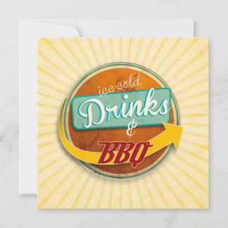 Convite à BBQ na 50er-Jahre-Style