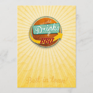 Convite à BBQ na 50er-Jahre-Style