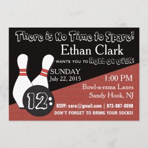 Convite à boliche para Todos!