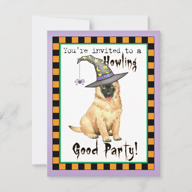 Convite à Bruxa belga Tervuren (Frente)