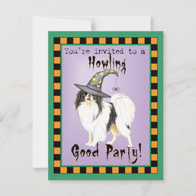 Convite à Bruxa do Chin Japonês (Frente)