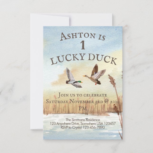 Convite à Caça de Meninos (Frente)