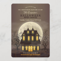 Convite à Casa Aberta de Halloween