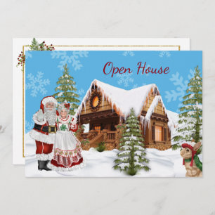 Convite à Casa Aberta de Natal com Papai Noel