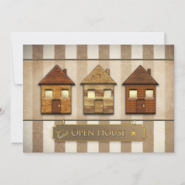 CONVITE À CASA ABERTA - Empresarial ou Pessoal-Mar (Frente)