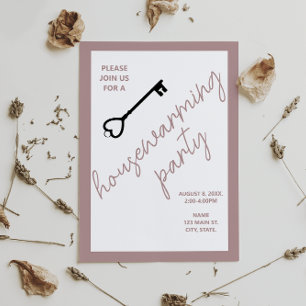 Convite à Casa Aberta para Aquecimento Familiar Mo