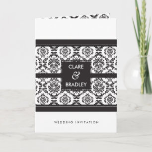 CONVITE À CASAMENTO :: Preto paisagem danosa