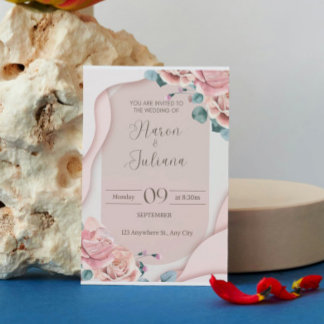 Convite à Celebração Casada - Keepsael Elegante