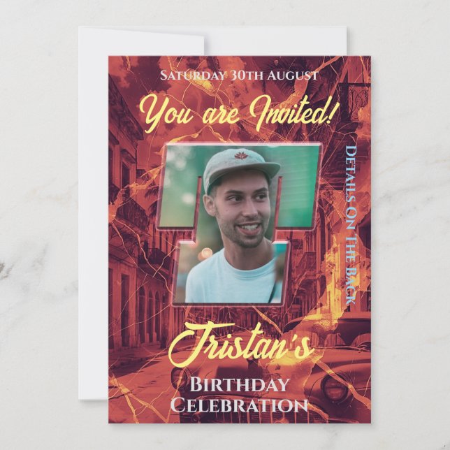 Convite à Celebração de Aniversário (Frente)