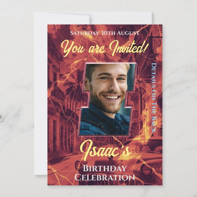 Convite à Celebração de Aniversário (Frente)