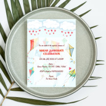 Convite à Celebração de Makar Sankranti