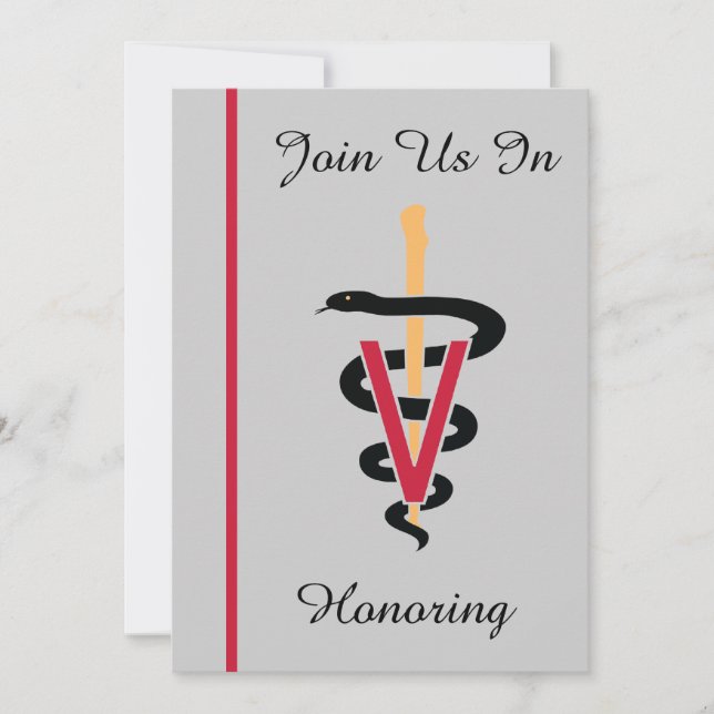 Convite à Celebração de Reforma Veterinária (Frente)