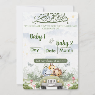 Convite à Celebração do Aqiqah Islâmico