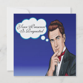 Convite à Celebração Formal do Homem de Arte pop