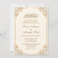 Convite à Cerimônia de Nikkah