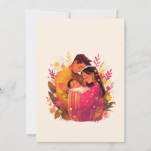 Convite à cerimônia de nomeação de bebês da Namkar