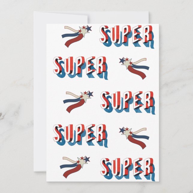 Convite à Cerimônia de Prêmios Super Star Patrióti (Frente)