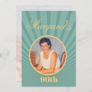 Convite a cores Douradas para Fotografias de Anive