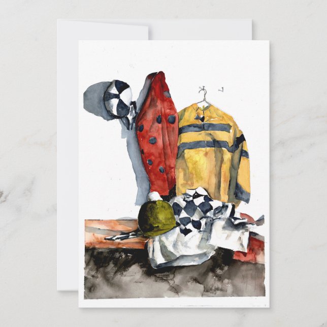 Convite à emoção o da raça de cavalo (Frente)