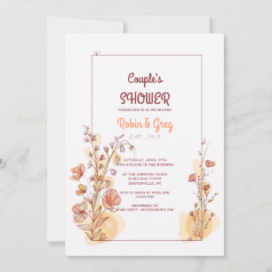 Convite à estrutura do Chá do casal