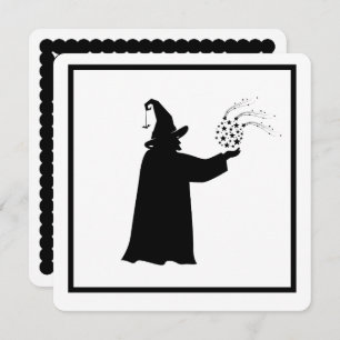 Convite à Festa de Ball Halloween de Wizard