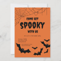 Convite à Festa de Dia das Bruxas de Adultos Spook