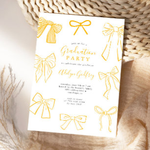 Convite à Festa de formatura Amarela para Arcos Co