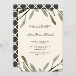 Convite à Festa de formatura Botânica