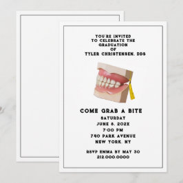 Convite à Festa de formatura da Dentist Dental Sch