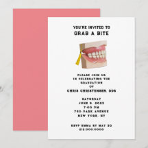 Convite à Festa de formatura da Dentist Dental Sch