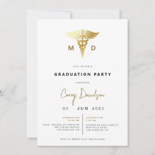 Convite à Festa de formatura da Escola Médica Mode