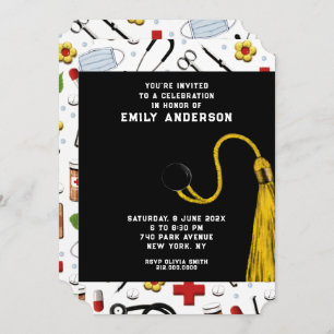 Convite à Festa de formatura de Enfermeiros