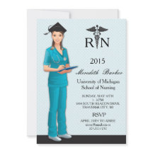 Convite à Festa de formatura de Enfermeiros