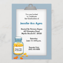 Convite à Festa de formatura de Enfermeiros