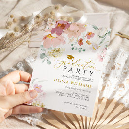 Convite à Festa de formatura de Flores Selvagens R