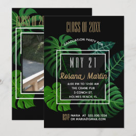 Convite à Festa de formatura de Folhas Tropicais