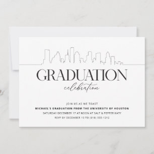 Convite à Festa de formatura de Houston